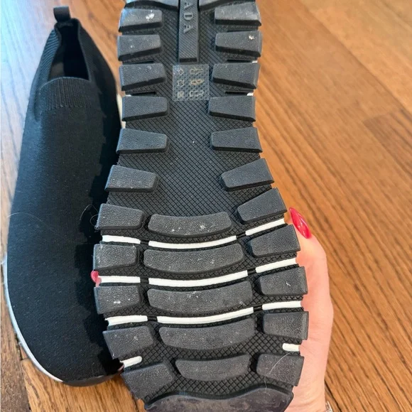 Prada Black Slip-On Sneakers - Picture 4 of 5